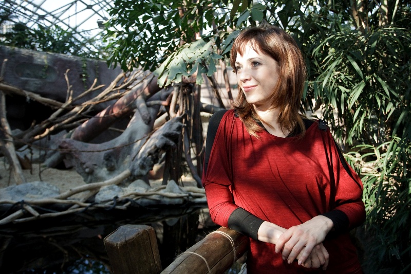 Tereza Kostková vyrazila do Indonéské džungle. Foto: Tomáš Adamec, Zoo Praha